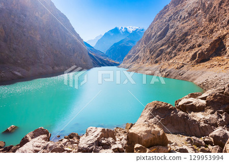 Seven Lakes in Fann mountains in Tajikistan 129953994