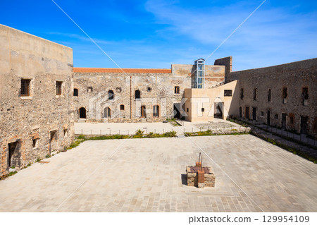 The Castello di Milazzo or Milazzo Castle in Sicily 129954109