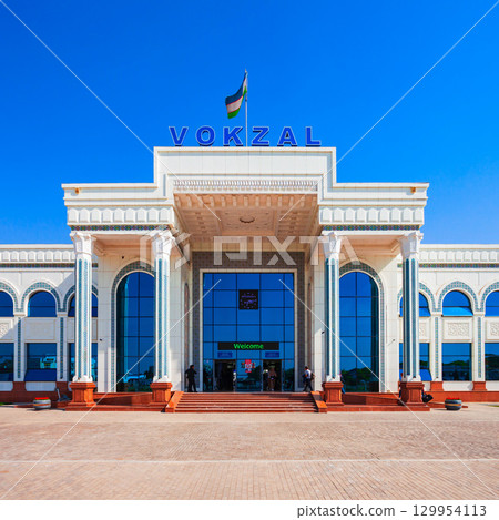 Bukhara passenger railway station in Uzbekistan 129954113