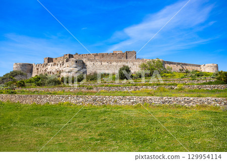The Castello di Milazzo or Milazzo Castle in Sicily 129954114
