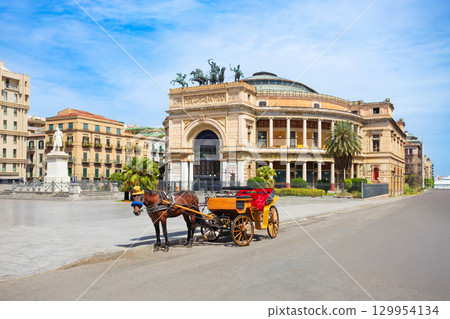 Teatro Politeama Garibaldi theater in Palermo, Sicily Teatro Politeama Garibaldi theater in Palermo, Sicily 129954134