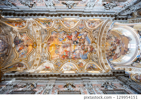 Chiesa Santa Caterina Church interior in Palermo 129954151