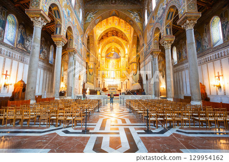 Monreale Cathedral or Duomo di Monreale in Palermo Monreale Cathedral or Duomo di Monreale in Palermo 129954162