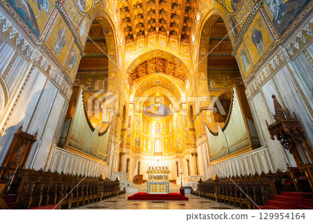 Monreale Cathedral or Duomo di Monreale in Palermo Monreale Cathedral or Duomo di Monreale in Palermo 129954164