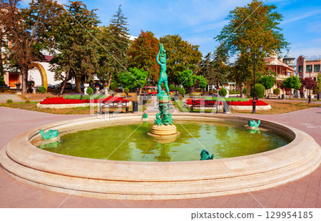 Fountain in Pyatigorsk city, Russia 129954185