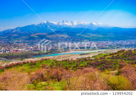 Charvak, Xojikent town in Chimgan, Uzbekistan 129954202