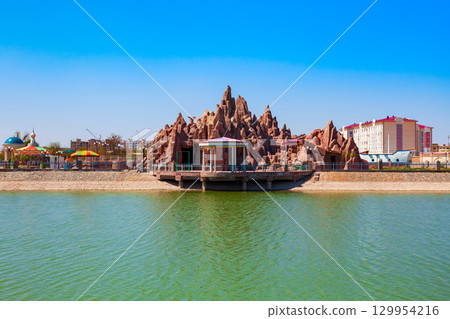 Yoshlar Koli or Youth Lake park, Urgench 129954216