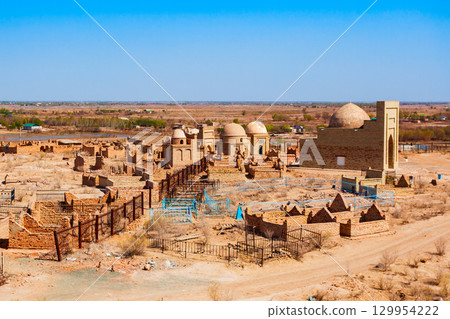 Mizdahkan Necropolis near Nukus city, Uzbekistan Mizdahkan Necropolis near Nukus city, Uzbekistan 129954222