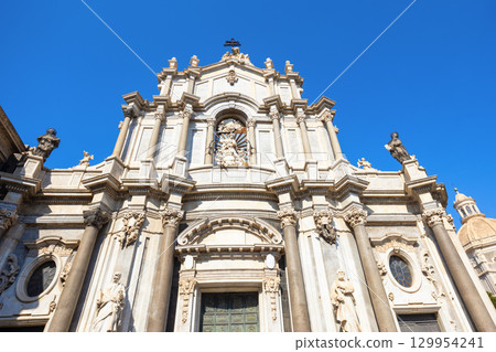 Catania Cathedral in Catania city centre, Sicily Catania Cathedral in Catania city centre, Sicily 129954241