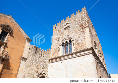 Corvaja Palace is a medieval palace in Taormina city, Sicily 129954248