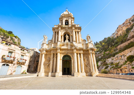 Chiesa di San Bartolomeo church in Scicli, Sicily Chiesa di San Bartolomeo church in Scicli, Sicily 129954348