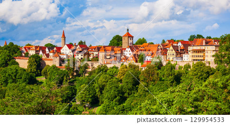 Rothenburg ob der Tauber old town 129954533