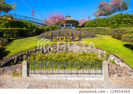 Villa Bellini Park in Catania city in Sicily 129954569