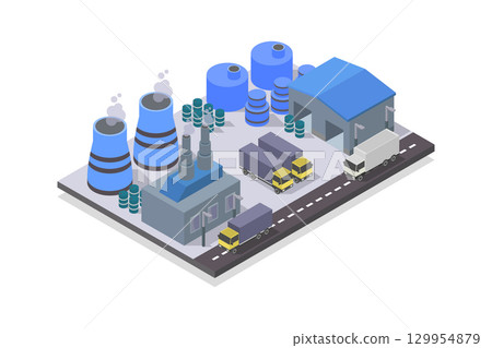Isometric Industry 129954879