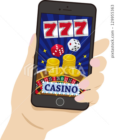 Online casino smartphone screen slot handout Online casino smartphone screen slot handout 129955363