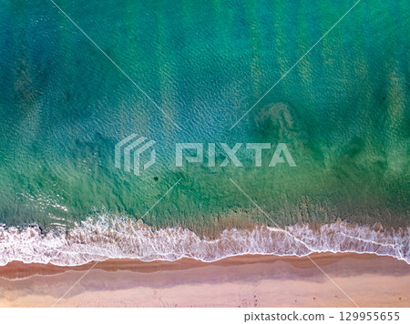 Beautiful sea summer landscape nature view background,Amazing tropical nature seascape background 129955655