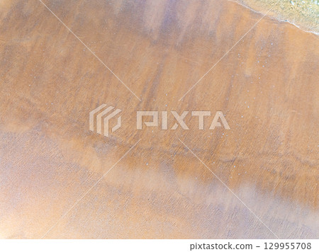 Top view sand texture background 129955708