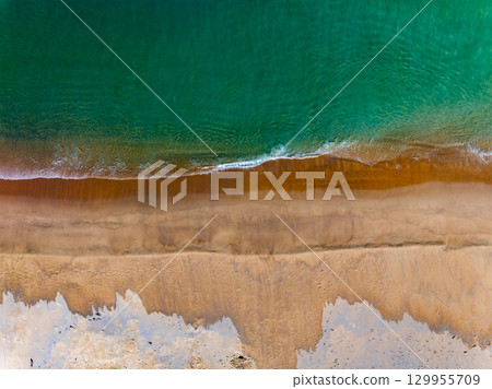 Beautiful sea summer landscape nature view background,Amazing tropical nature seascape background Beautiful sea summer landscape nature view background,Amazing tropical nature seascape background 129955709