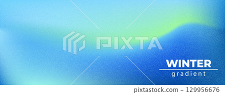 Blue and Green Winter Gradient Background with Mesh and Noise Texture Abstract Design Blue and Green Winter Gradient Background with Mesh and Noise Texture Abstract Design 129956676
