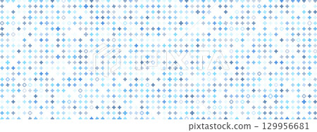 A small vector background consisting of a pattern of blue and grey pluses or crosses. Can be used as a backdrop for doctors, medicine, hospitals or pharmacy. 129956681