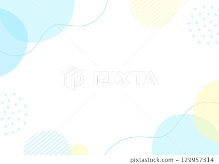 Summer design frame, hand drawn summer background Summer design frame, hand drawn summer background 129957314