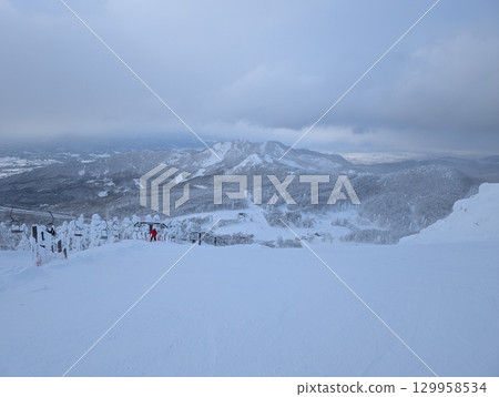 山形藏王溫泉滑雪場 霧凇樹 霧凇樹 129958534