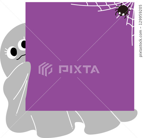 萬聖節人物相框_鬼 萬聖節人物相框_鬼 129959205