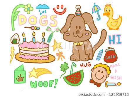cake, animal, characters 129959713