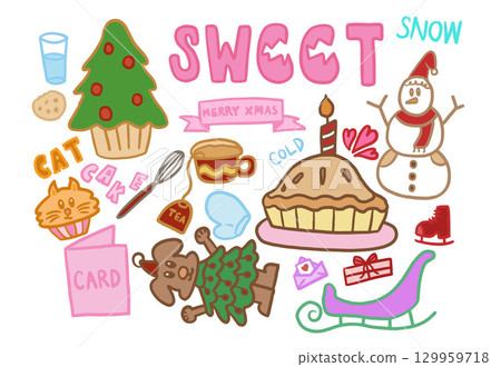 animal, stickers, bakery 129959718