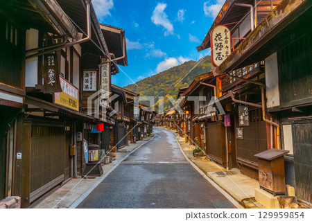 秋天 奈良宿中山道 129959854