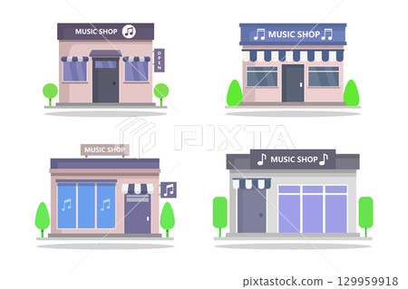Music shop 129959918