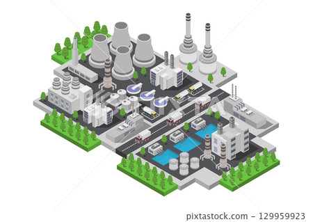 Isometric Industry 129959923