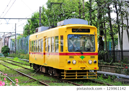 都電荒川線、荒川一條前、都電7000系列、7001 129961142