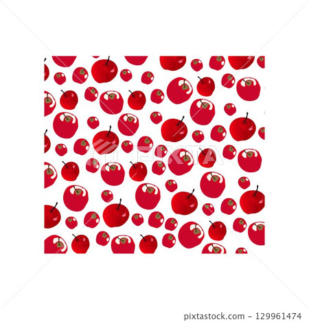 apple set apple pattern free vector illustration 129961474