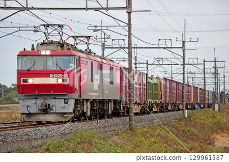 東北本線 東鷲宮栗橋 JR Freight EH500-63(仙台) 東北本線 東鷲宮栗橋 JR Freight EH500-63(仙台) 129961587