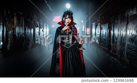 萬聖節服裝偶像 萬聖節服裝偶像 129961698