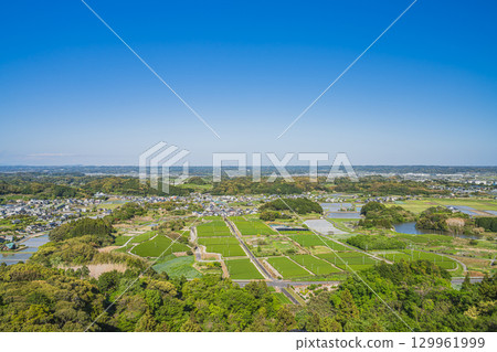 Scenery around Takatenjin Castle ruins in Kakegawa City (Shizuoka Prefecture) 129961999