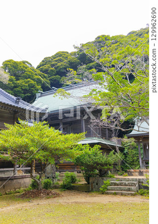 Tsushima Province Ichinomiya Kaijin Shrine, worship hall and main hall Tsushima Province Ichinomiya Kaijin Shrine, worship hall and main hall 129962690