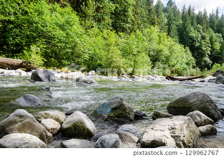 Kettle River near Cascade Falls located Northeast of Mission, British Columbia, Canada 129962767
