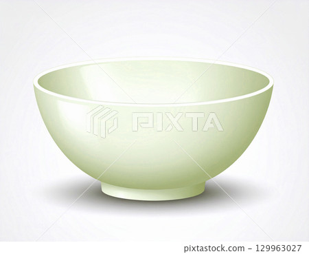 一個簡單的碗。餐具。 AI 產生的影像。 一個簡單的碗。餐具。 AI 產生的影像。 129963027