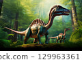 Generative AI Spinosaurus dinosaur from the Mid Jurassic 129963361