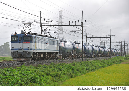 東北本線、東鷲島栗橋、JR 貨運、EF65-2066（新鶴見）+ 瀧 1000-410 129963388