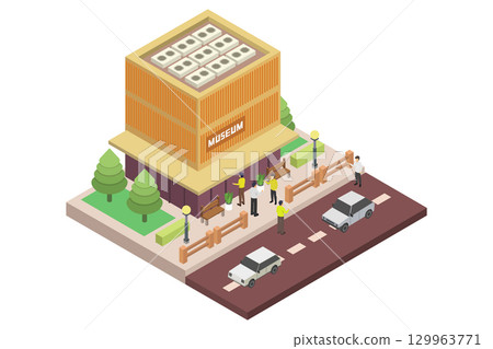Isometric Museum Isometric Museum 129963771