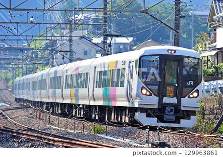 中央幹線上野原JR東日本E257系M-108編組（松本）梓海司 129963861