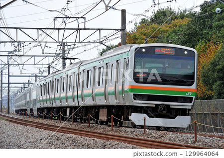 高崎線、本所岡部、JR東日本、E231系列1000系列、K-12列車（神津） 129964064