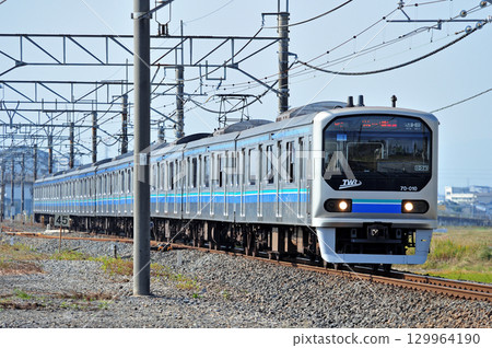 川越線 南古谷佐薰扇 東京臨海地區快速交通 70-000系列 70-010列車 川越線 南古谷佐薰扇 東京臨海地區快速交通 70-000系列 70-010列車 129964190
