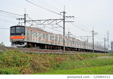 武藏野線 東川口~東浦與 JR東日本 205系M4列車(幕張) 武藏野線 東川口~東浦與 JR東日本 205系M4列車(幕張) 129964312