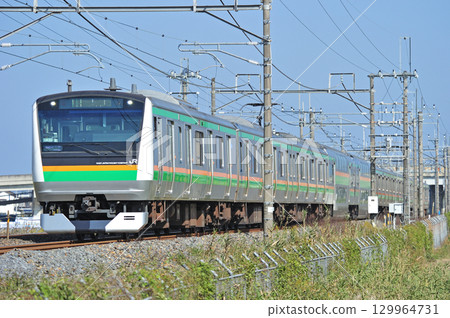 東北本線、栗橋-東鷲宮、JR東日本、E233系列3000系列、U630（大山） 129964731