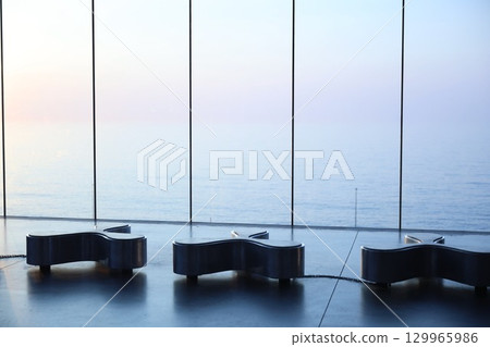 Hitachi Station in the early morning 129965986