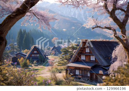 櫻花白川鄉 129966196